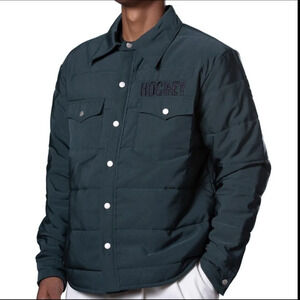 HOCKEY M Eyes Without a Face Snap Up Shirt Quilted Jacket Shacket Skateboarding